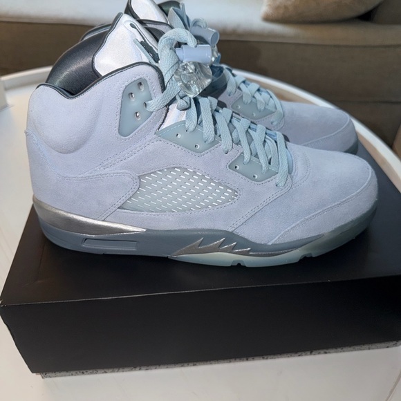Air Jordan 5 Retro Ice Blue Graphite Women’s 11 / Men’s 9.5 OG Box - Picture 2 of 6